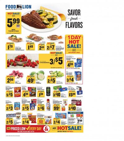 Food Lion (VA) Weekly Ad Flyer September 30 to October 6