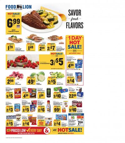 Food Lion (GA) Weekly Ad Flyer September 30 to October 6
