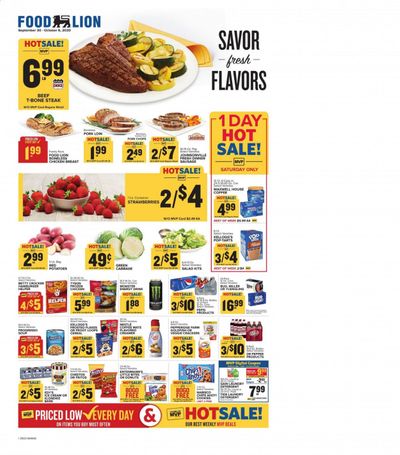 Food Lion (SC) Weekly Ad Flyer September 30 to October 6