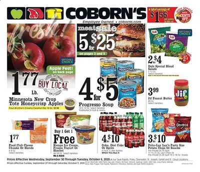 Coborn's Weekly Ad Flyer September 30 to October 6