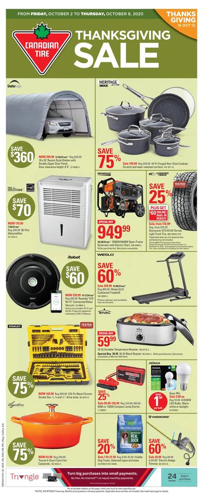 Canadian Tire (West) Flyer October 2 to 8