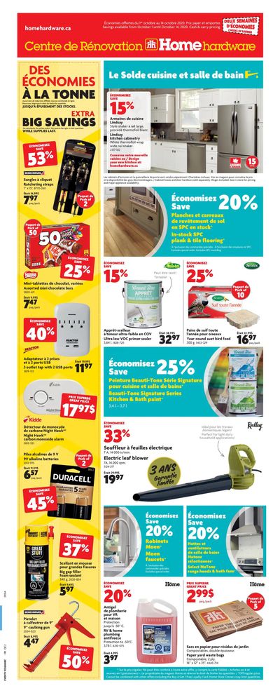 Home Hardware Building Centre (QC) Flyer October 1 to 14