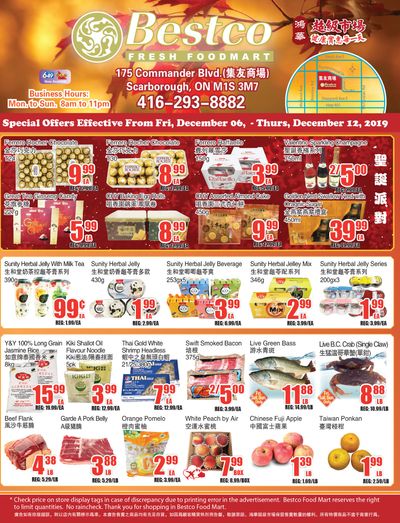 BestCo Food Mart (Scarborough) Flyer December 6 to 12