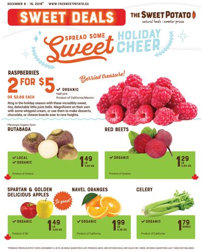 The Sweet Potato Flyer December 6 to 12