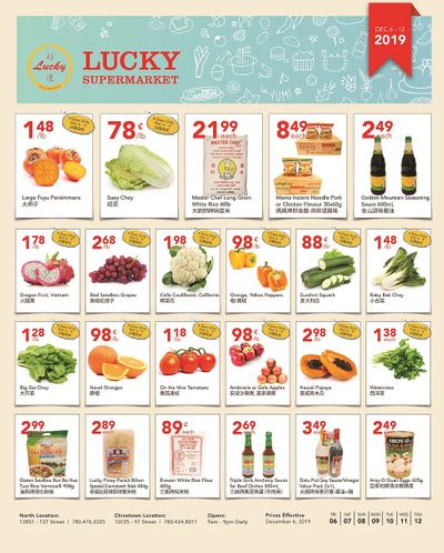 Lucky Supermarket (Edmonton) Flyer December 6 to 12