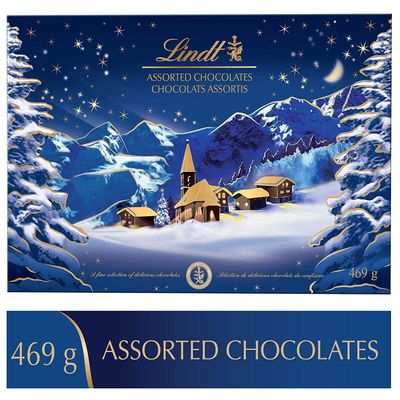Lindt Christmas Alpine Village Assorted Chocolates, Gift Box, 469g on Sale for $ 26.47 at Amazon Canada