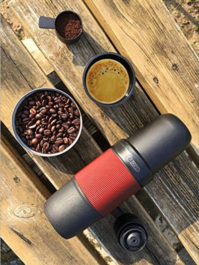  eCAFE EC001 2 in 1 portable electric espresso machine compatible with Nespresso capsule and ground coffee Red on Sale for $79.99 (Save 50.00) at Amazon Canada