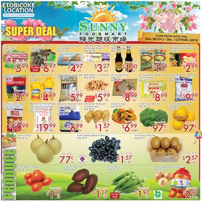 Sunny Foodmart (Etobicoke) Flyer December 6 to 12