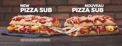 Subway Canada NEW Deluxe Pizza Sub
