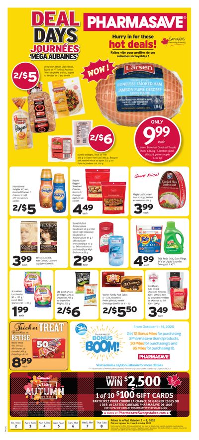 Pharmasave (NB) Flyer October 2 to 8