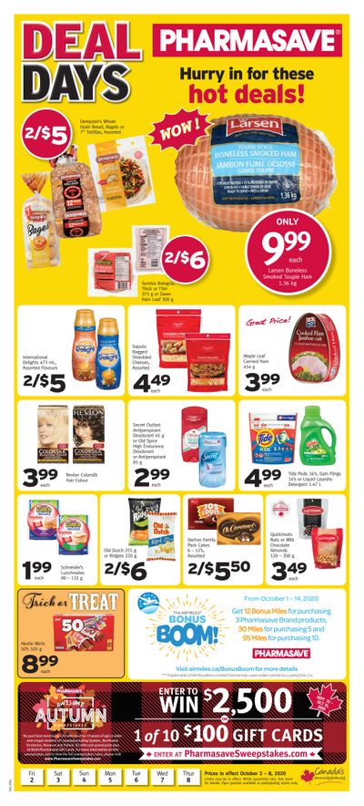 Pharmasave (Atlantic) Flyer October 2 to 8