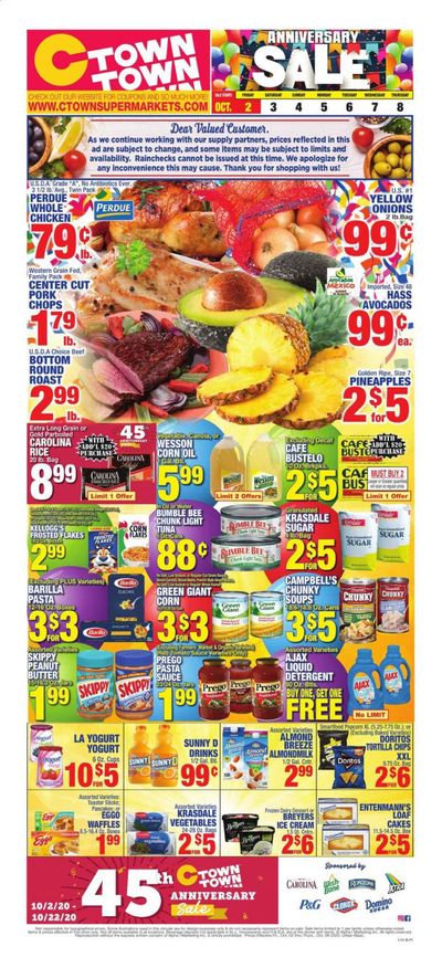 C-Town Weekly Ad Flyer October 2 to October 8