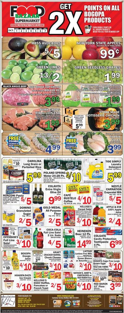 Food Bazaar Weekly Ad Flyer October 1 to October 7