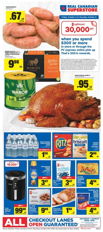 Real Canadian Superstore (West) Flyer October 2 to 8
