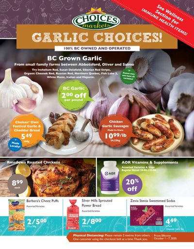 Choices Market Flyer October 1 to 7