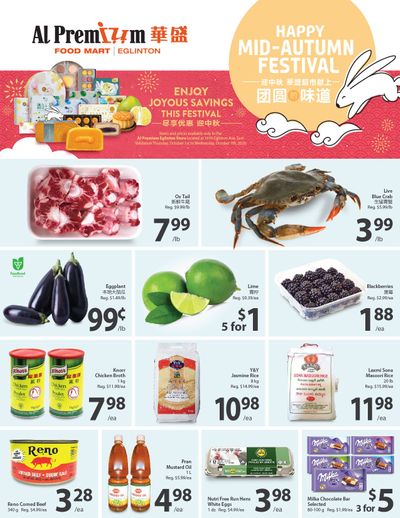 Al Premium Food Mart (Eglinton Ave.) Flyer October 1 to 7