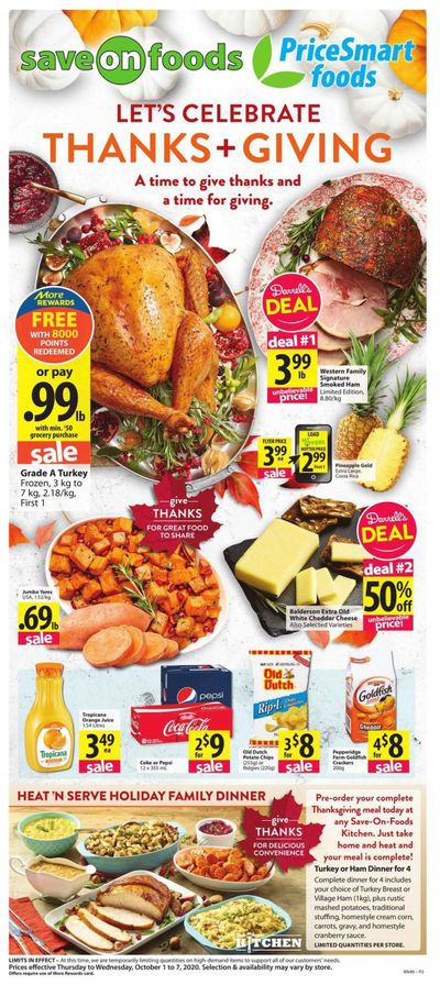 PriceSmart Foods Flyer October 1 to 7