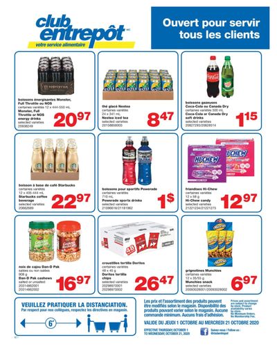Wholesale Club (QC) Flyer October 1 to 21