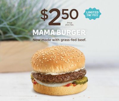 A&W Canada Promotions: Mama Burger for $2.50