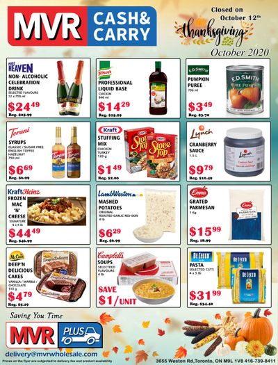MVR Cash and Carry Flyer October 1 to 31
