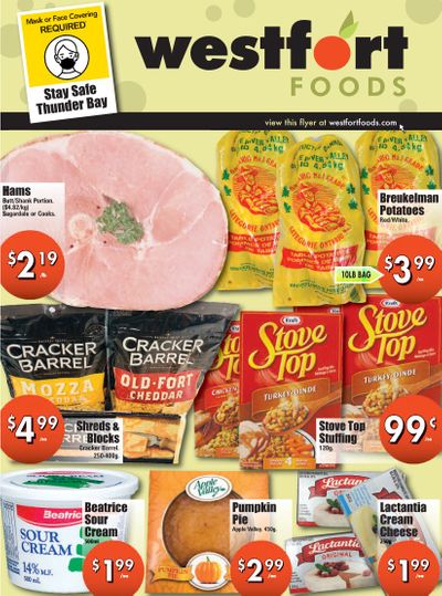 Westfort Foods Flyer October 2 to 8