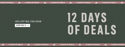 Adidas Canada 12 Days of Deals: Today, Save 40% off NHL Fan Gear + Free Shipping