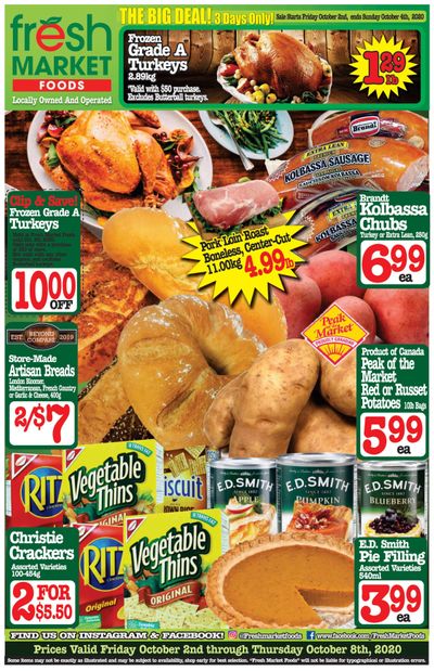 Fresh Market Foods Flyer October 2 to 8