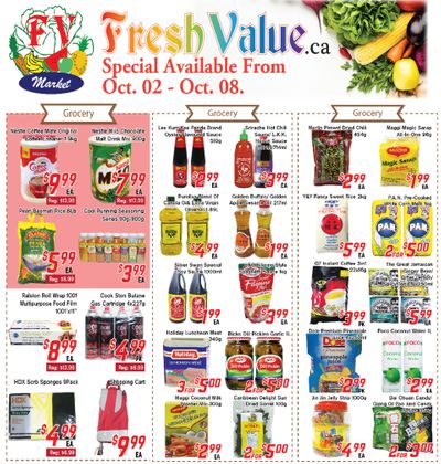 Fresh Value Flyer October 2 to 8