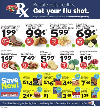 Hannaford (VT) Weekly Ad Flyer October 4 to October 10