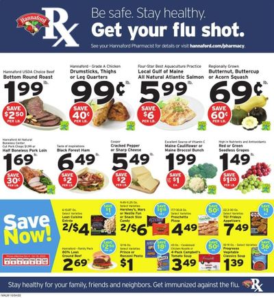 Hannaford (MA) Weekly Ad Flyer October 4 to October 10