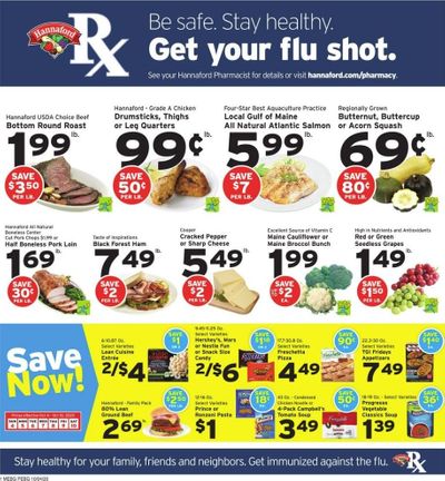Hannaford (ME) Weekly Ad Flyer October 4 to October 10