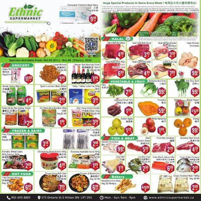 Ethnic Supermarket Flyer October 2 to 8