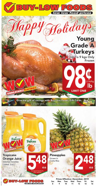 Buy-Low Foods Flyer December 8 to 14
