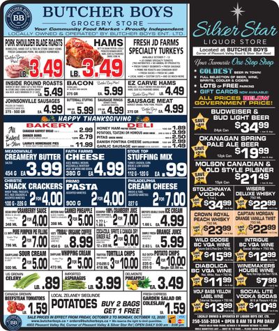 Butcher Boys Grocery Store Flyer October 2 to 12