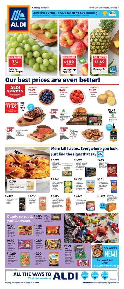 ALDI (KS, NC, VA) Weekly Ad Flyer September 30 to October 6