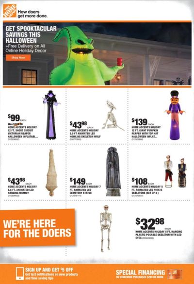 The Home Depot Weekly Ad Flyer October 1 to October 8