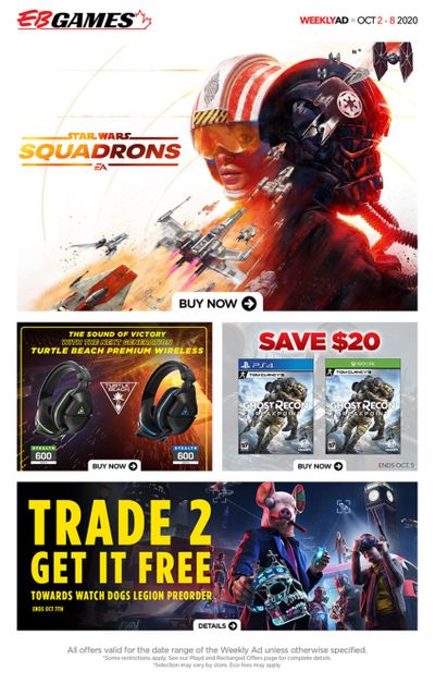 EB Games Flyer October 2 to 8
