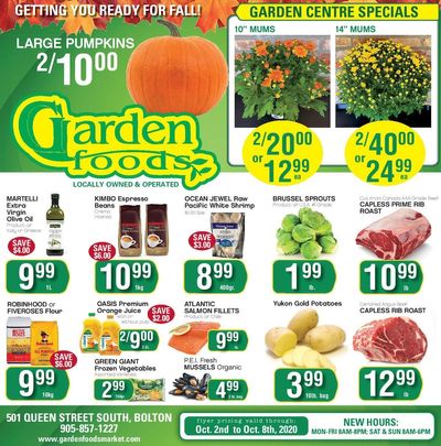 Garden Foods Flyer October 2 to 8