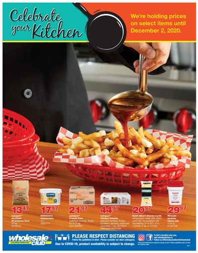 Wholesale Club (West) Celebrate Your Kitchen Flyer October 1 to December 2
