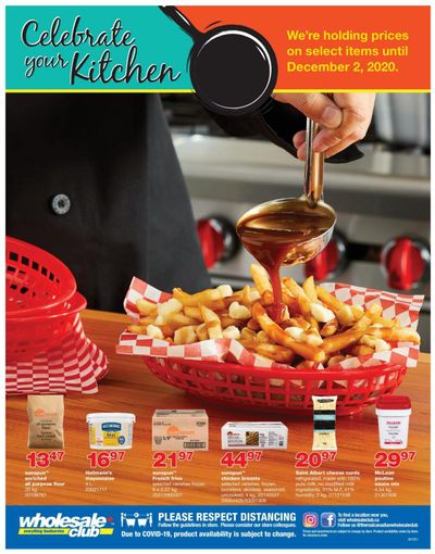 Wholesale Club (ON) Celebrate Your Kitchen Flyer October 1 to December 2