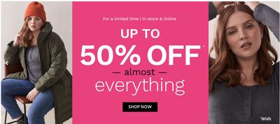 Penningtons Canada Sale: Save up to 50% Off Everything + Extra 50% Off All Sale Styles + More Deals