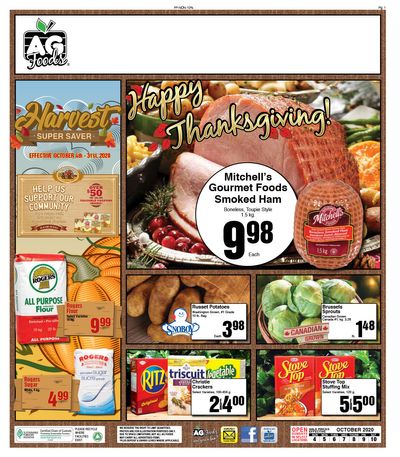 AG Foods Flyer October 4 to 10