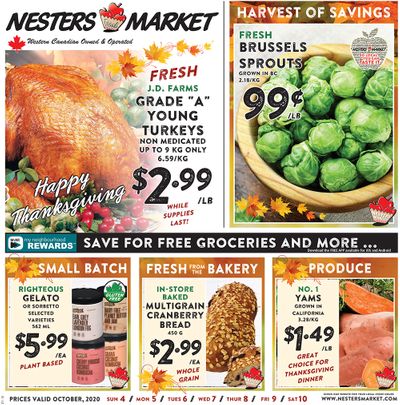 Nesters Market Flyer October 4 to 10