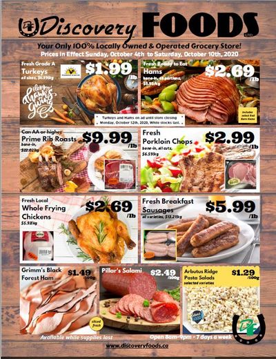 Discovery Foods Flyer October 4 to 10
