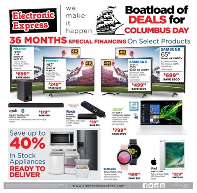 Electronic Express Weekly Ad Flyer October 4 to October 10