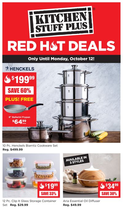 Kitchen Stuff Plus Red Hot Deals Flyer October 5 to 12