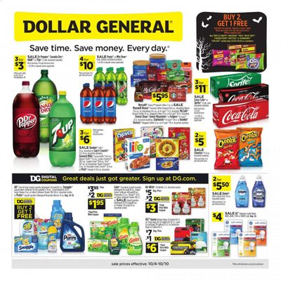 Dollar General Weekly Ad Flyer October 4 to October 10