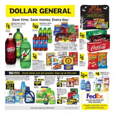 Dollar General Weekly Ad Flyer October 4 to October 10