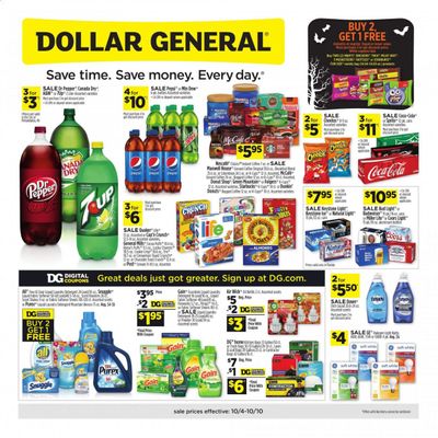Dollar General (FL) Weekly Ad Flyer October 4 to October 10