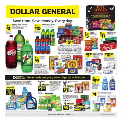 Dollar General (MS) Weekly Ad Flyer October 4 to October 10 Dollar General (MS) Weekly Ad Flyer October 4 to October 10
